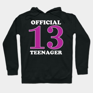 13 official teenager Hoodie